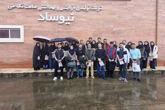 بازدید دانشجویان ورودی 1403 از گروه تولیدی صامت تک خزر (نیوساد) 